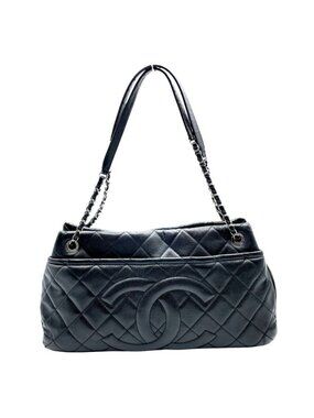 Chanel CC Caviar Quilted Black Shoulder Bag